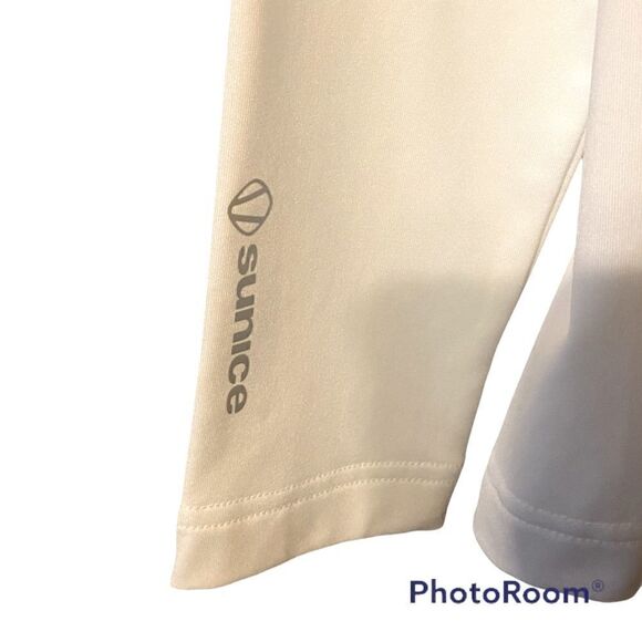 Sunice Women’s White Long Sleeve Partial Zip-Up Shirt / Jacket Size S P - Picture 2 of 7